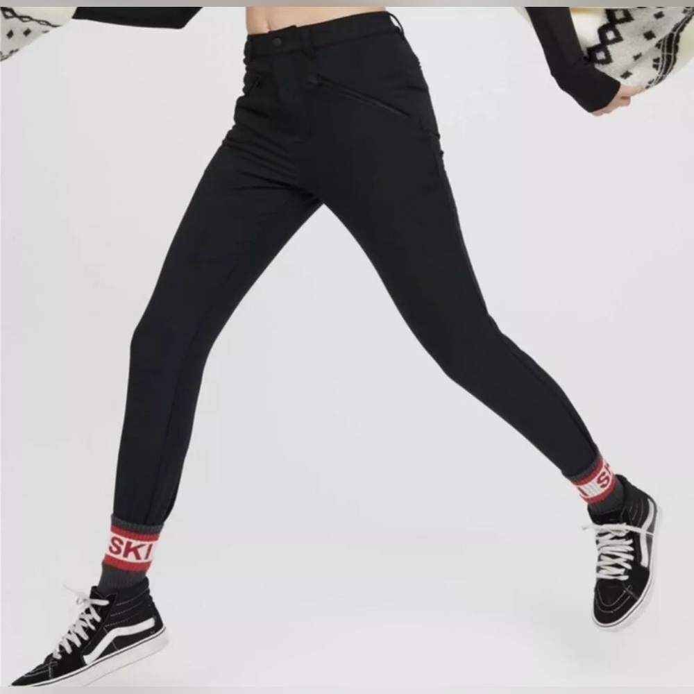 OFFLINE by aerie Chillside Blk Stirrup Ski Pants XL NWT